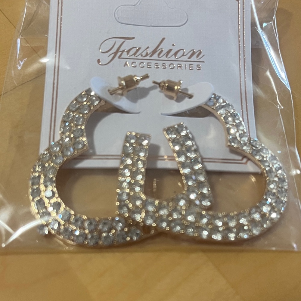 Gold and Silver Hoop Earrings